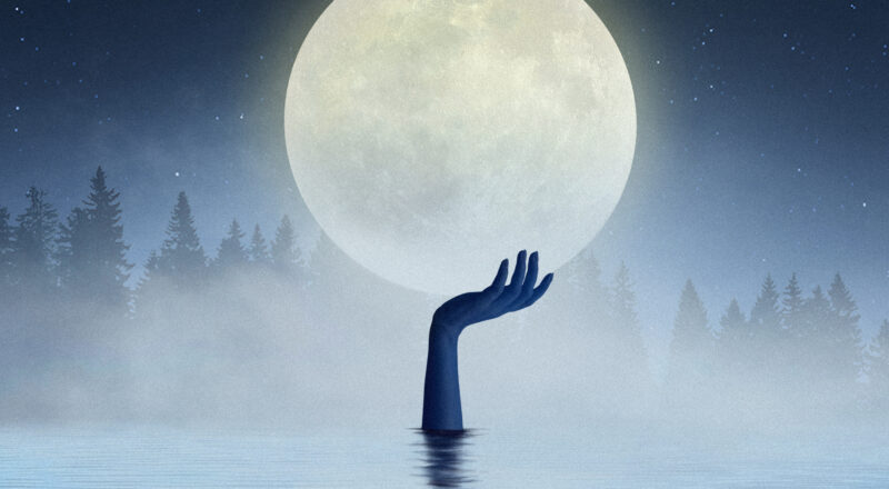 Sentir selenofilia luna