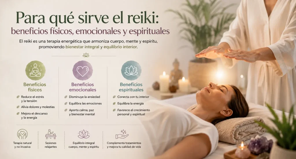 Para qué sirve el reiki: beneficios físicos, emocionales y espirituales
