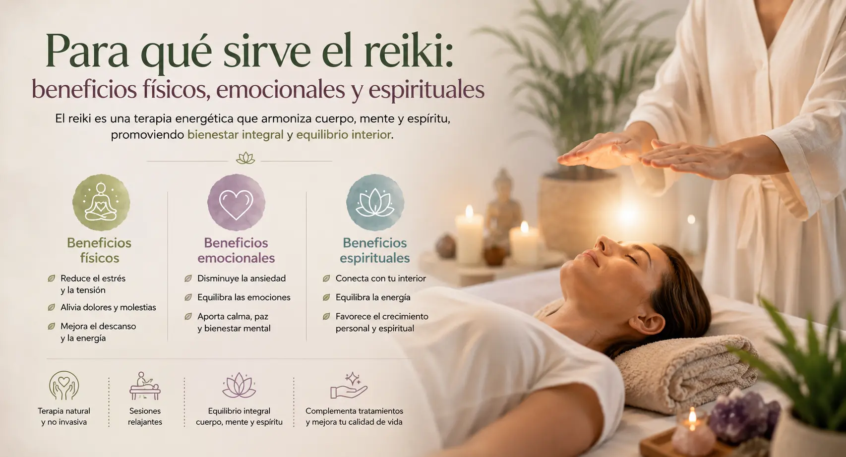 Para qué sirve el reiki: beneficios físicos, emocionales y espirituales
